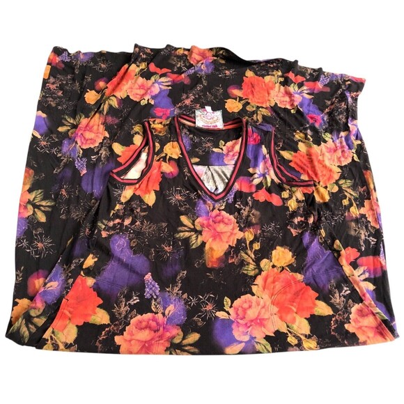 Johnny Was Bossa Nova V-Neck Maxi Dress Boho Chic XS EUC! - Picture 8 of 12